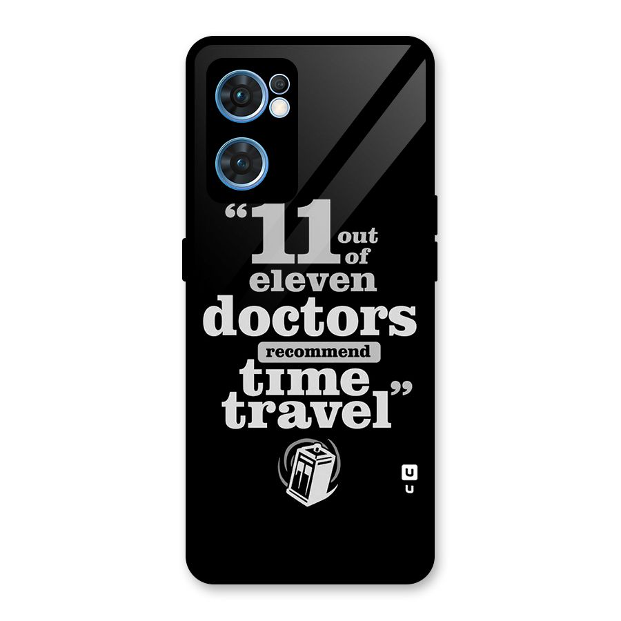 Doctors Recommend Time Travel Glass Back Case for Oppo Reno7 5G