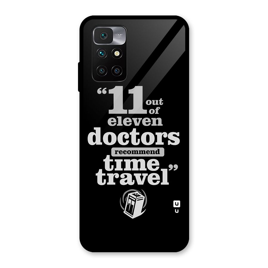Doctors Recommend Time Travel Glass Back Case for Redmi 10 Prime