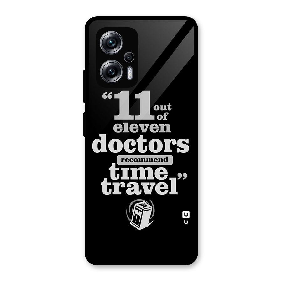 Doctors Recommend Time Travel Glass Back Case for Redmi K50i