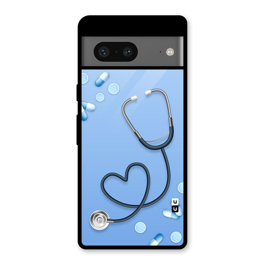 Doctors Stethoscope Glass Back Case for Google Pixel 7