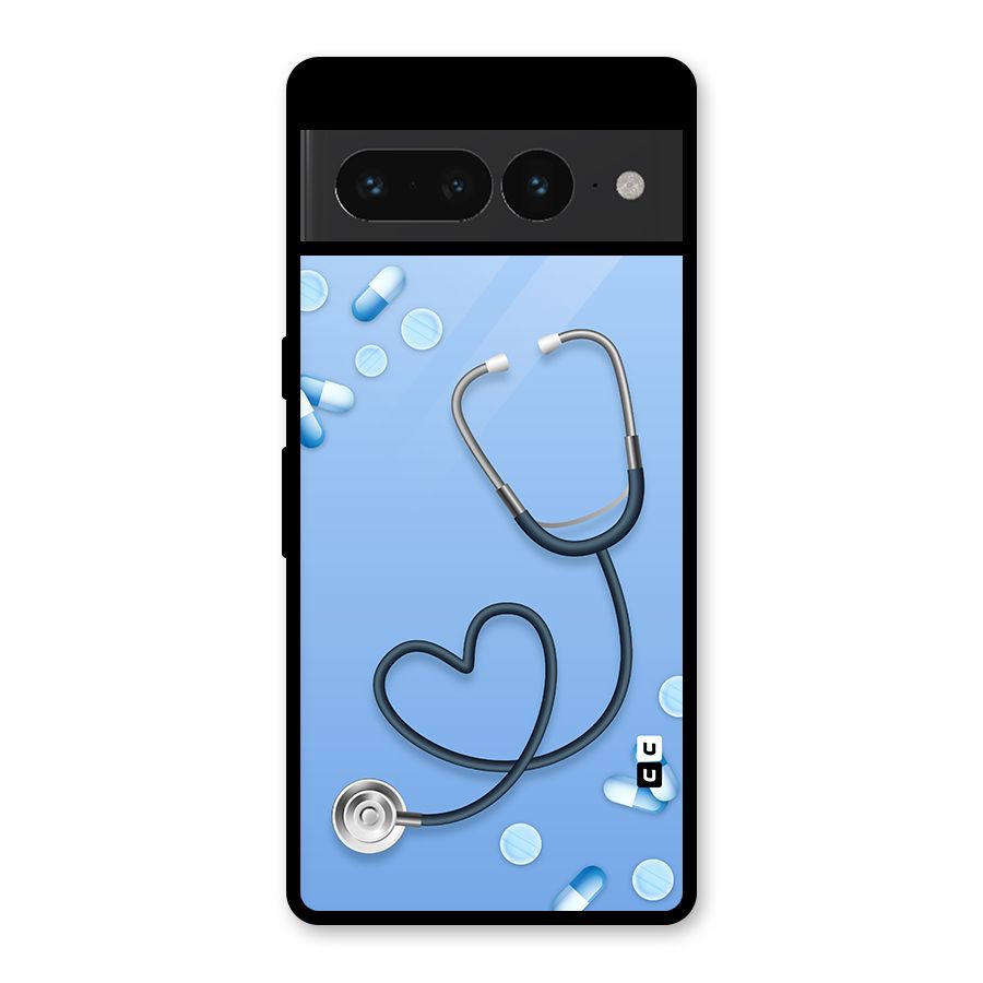 Doctors Stethoscope Glass Back Case for Google Pixel 7 Pro