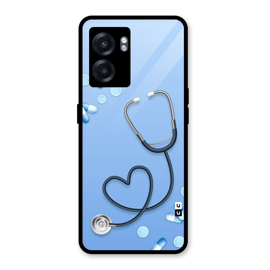 Doctors Stethoscope Glass Back Case for Realme Narzo 50 5G