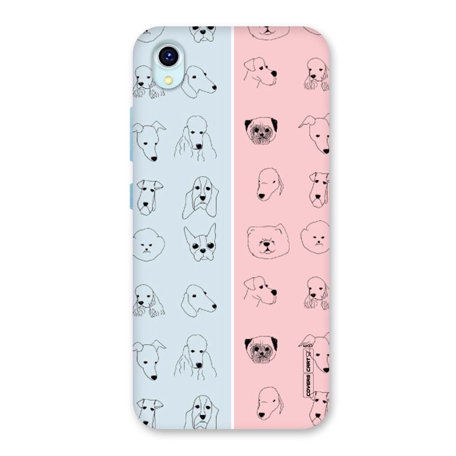 Dog Cat And Cow Back Case for Vivo Y1s