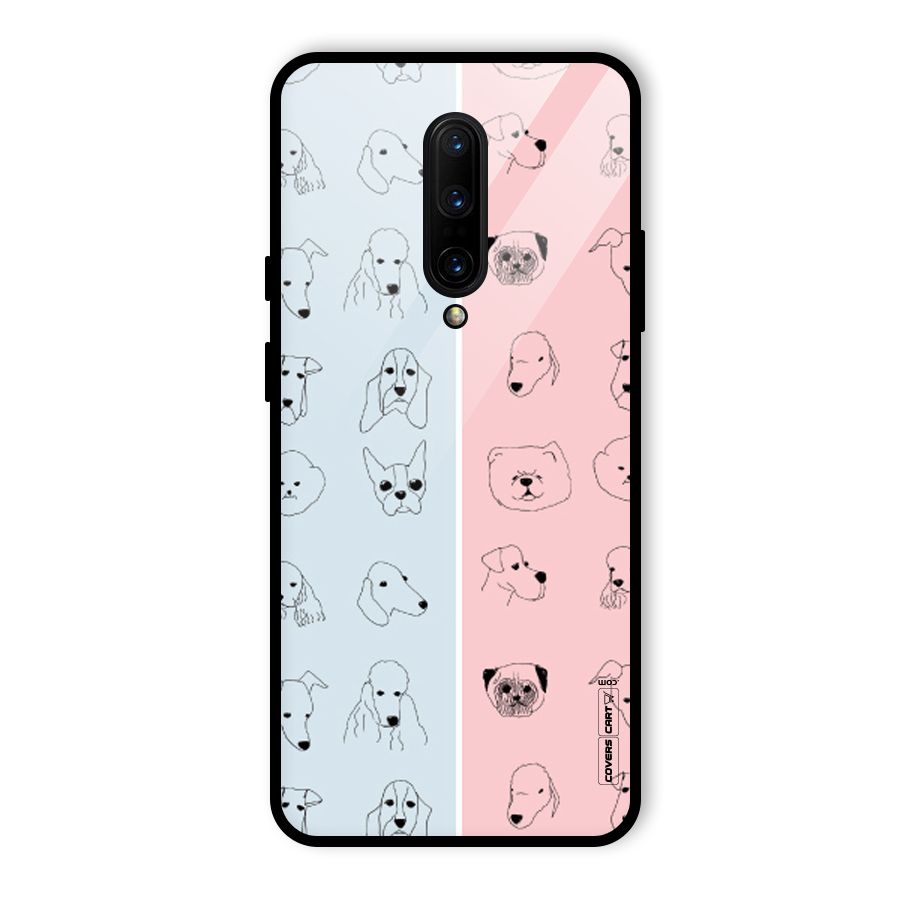 Dog Cat And Cow Glass Back Case for OnePlus 7 Pro