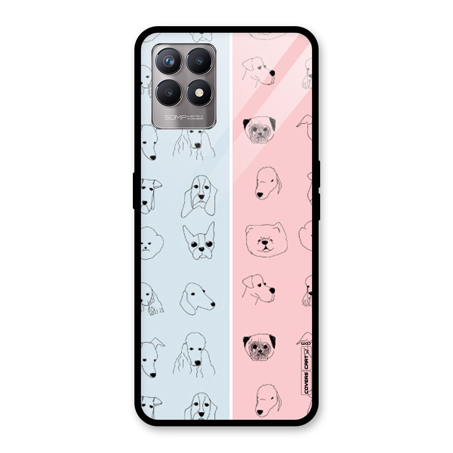 Dog Cat And Cow Glass Back Case for Realme Narzo 50