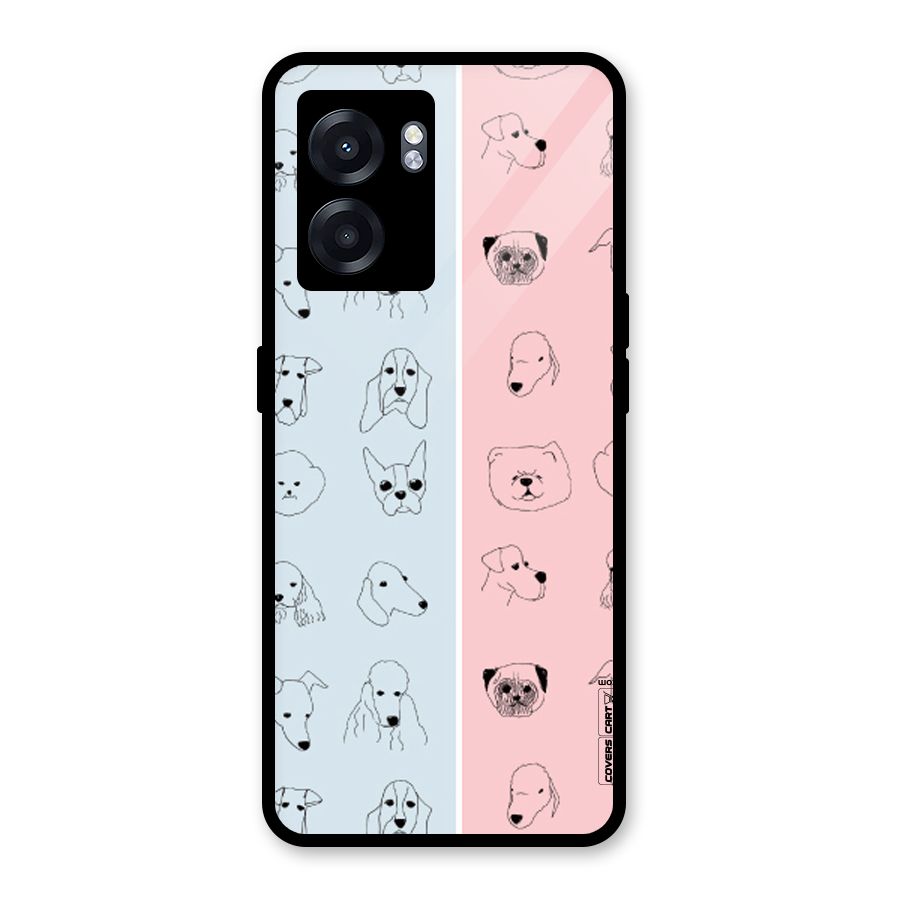 Dog Cat And Cow Glass Back Case for Realme Narzo 50 5G