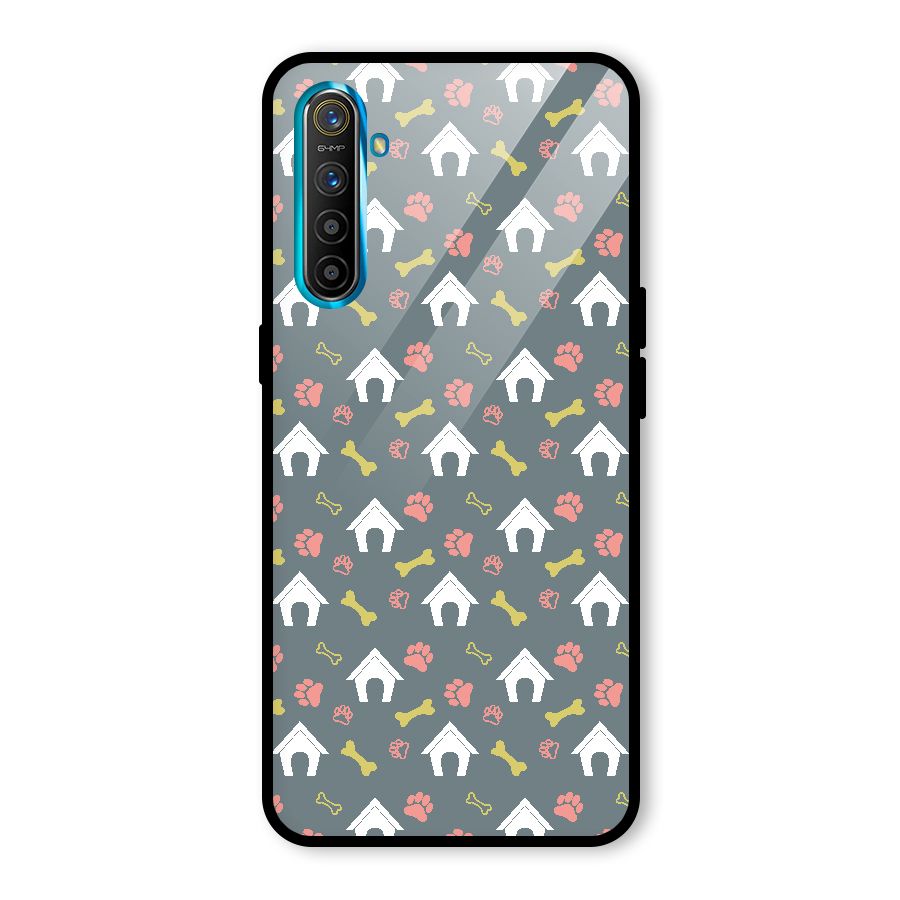 Dog Pattern Glass Back Case for Realme X2