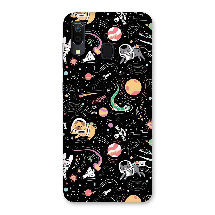 Dog Planetarium Back Case for Galaxy A20