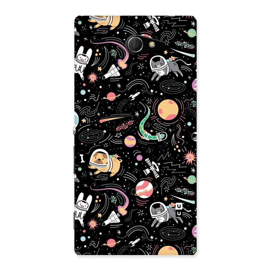Dog Planetarium Back Case for Sony Xperia M2