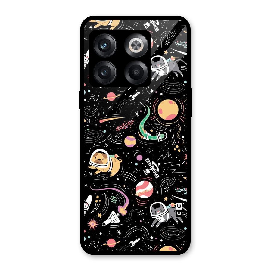 Dog Planetarium Glass Back Case for OnePlus 10T