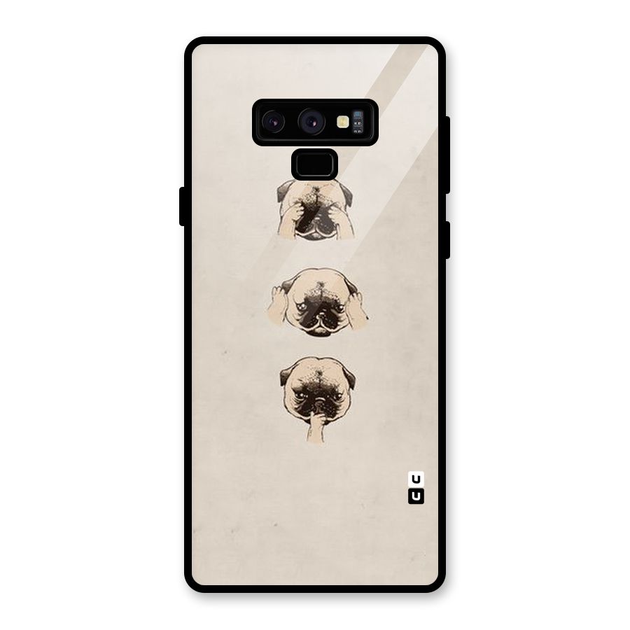 Doggo Moods Glass Back Case for Galaxy Note 9