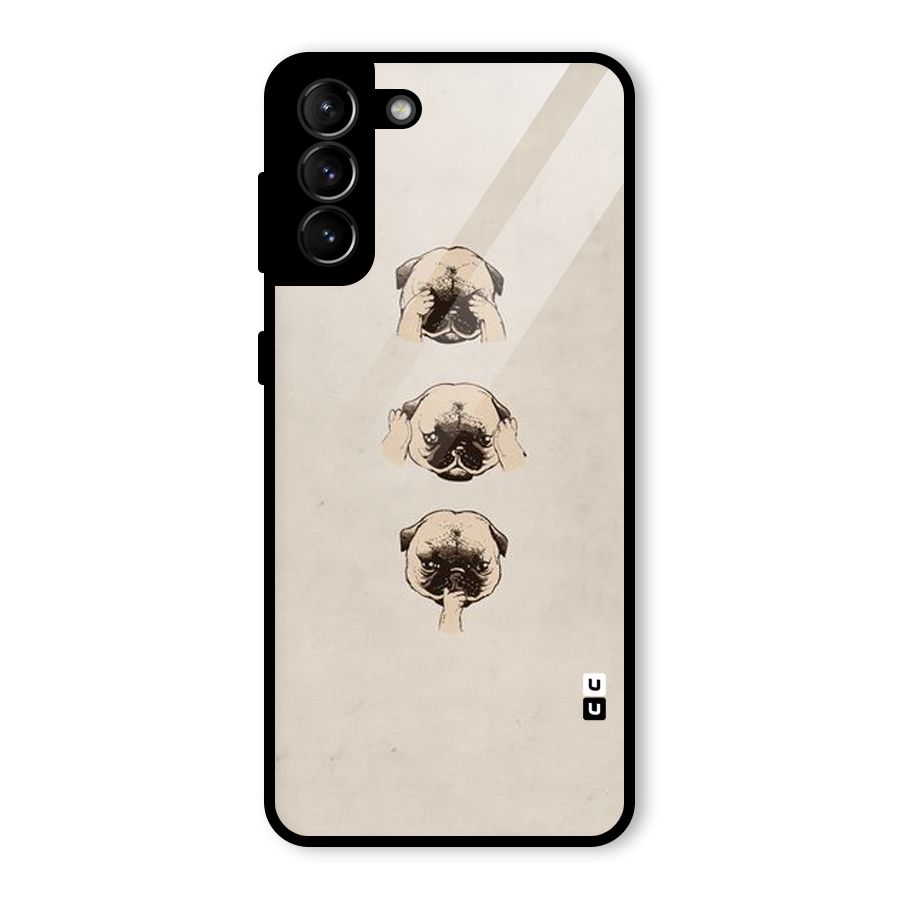 Doggo Moods Glass Back Case for Galaxy S21 Plus