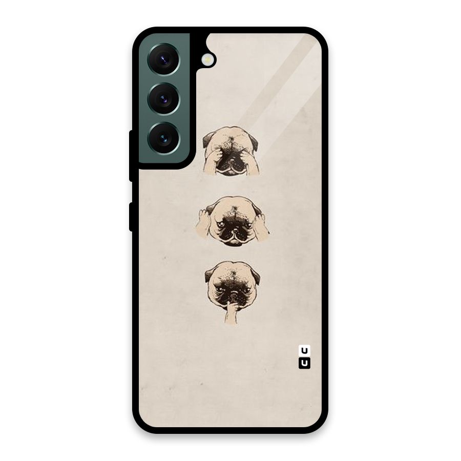 Doggo Moods Glass Back Case for Galaxy S22 5G