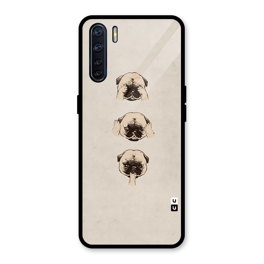 Doggo Moods Glass Back Case for Oppo F15
