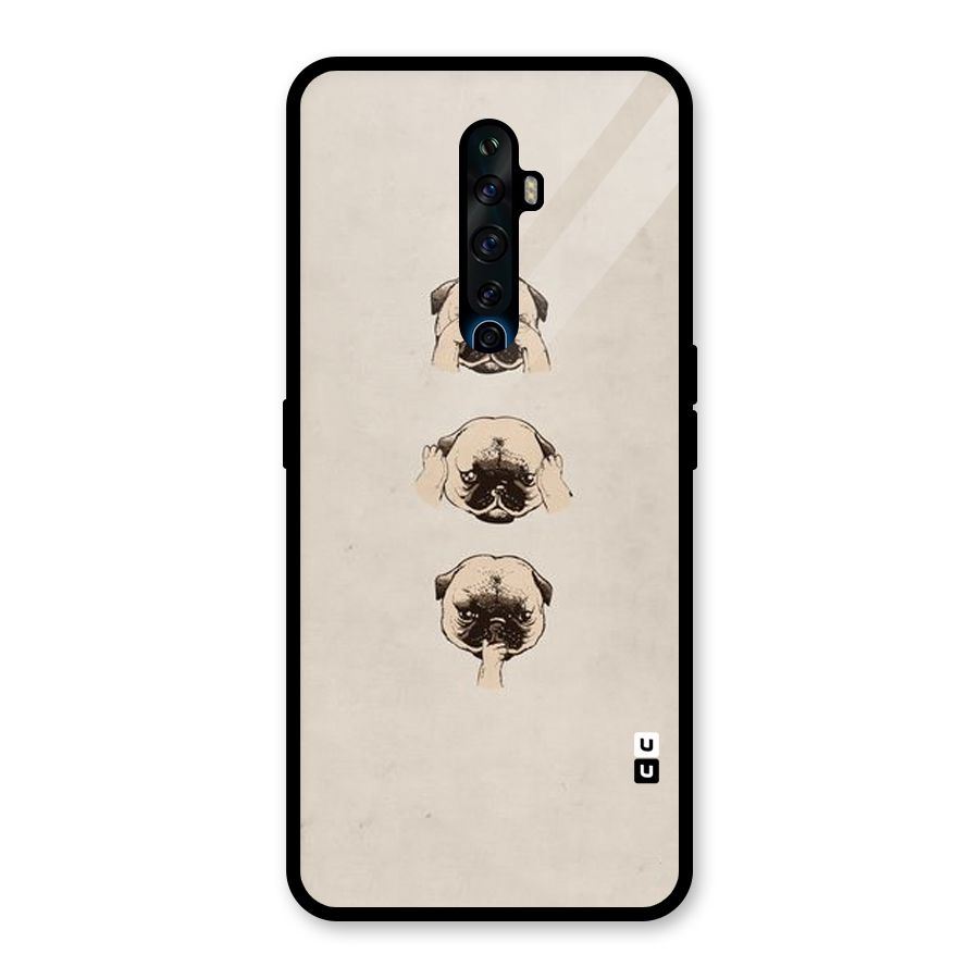 Doggo Moods Glass Back Case for Oppo Reno2 Z