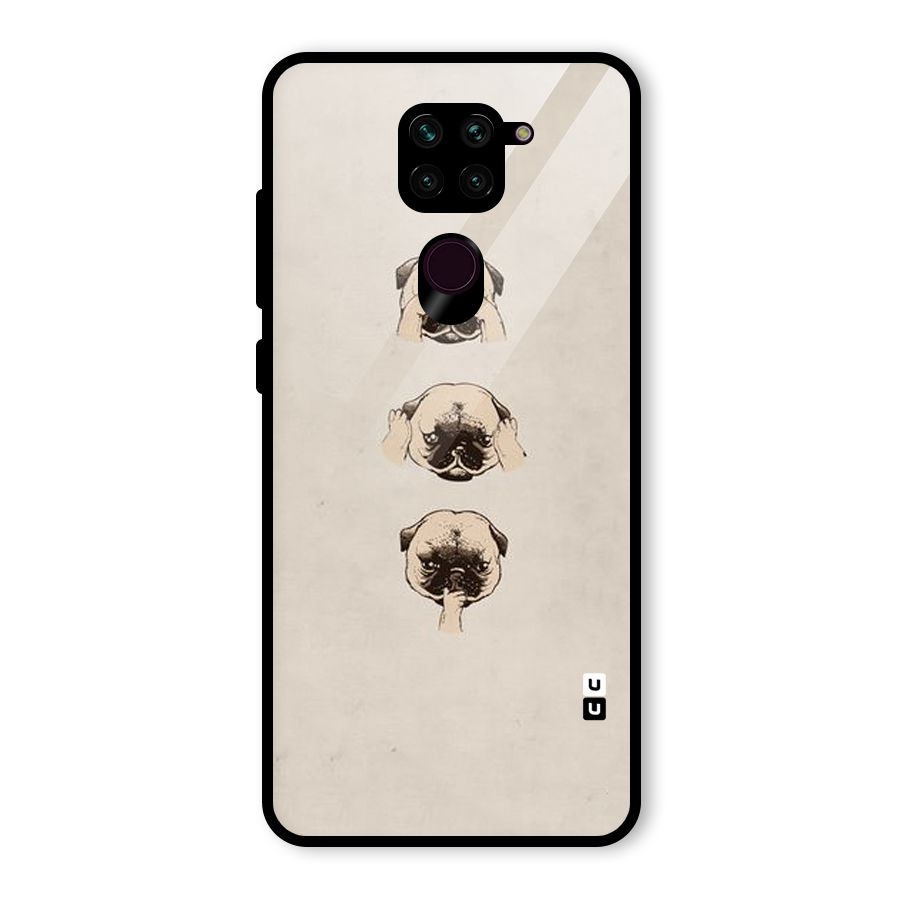 Doggo Moods Glass Back Case for Redmi Note 9
