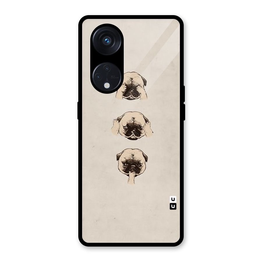 Doggo Moods Glass Back Case for Reno8 T 5G