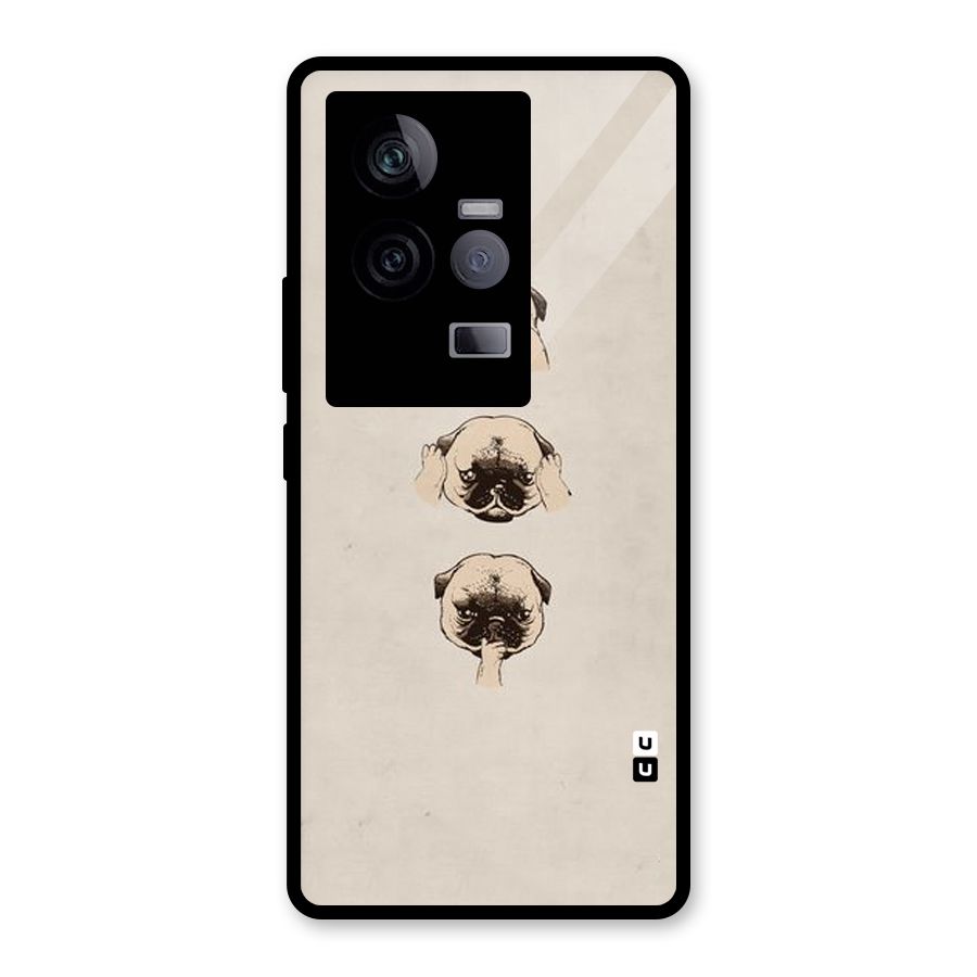 Doggo Moods Glass Back Case for Vivo iQOO 11 5G