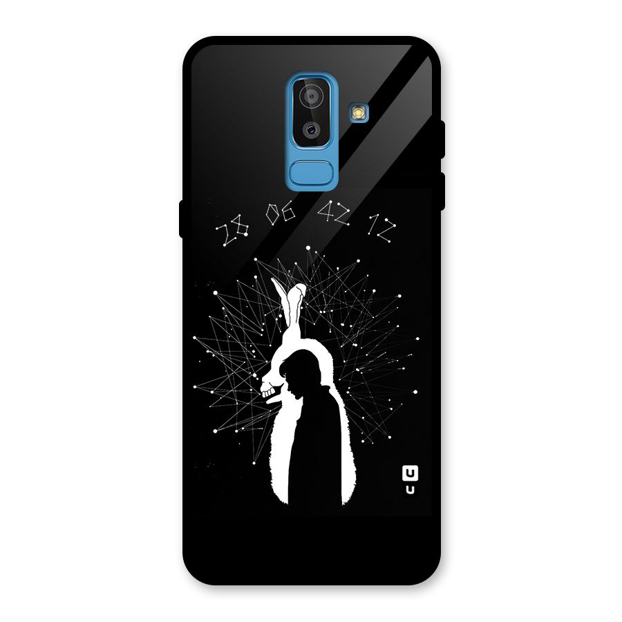 Donnie Darko Silhouette Glass Back Case for Galaxy J8