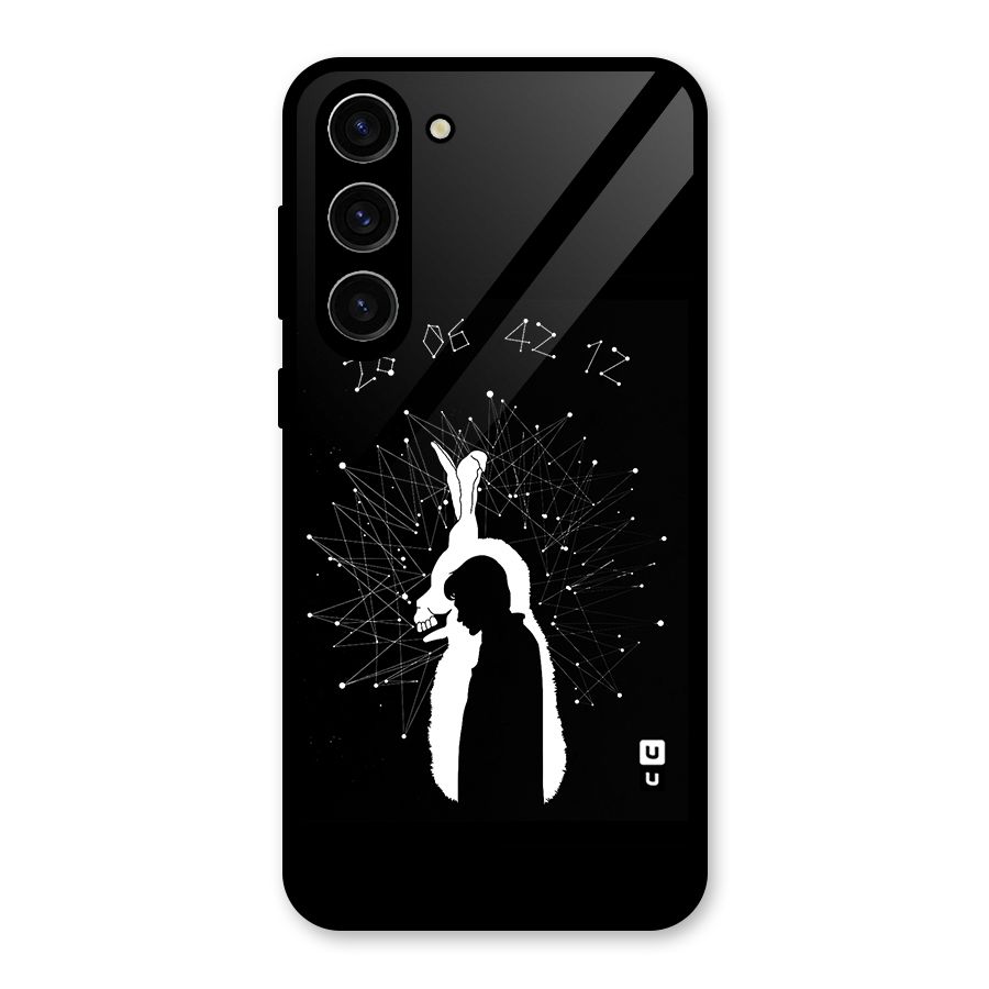 Donnie Darko Silhouette Glass Back Case for Galaxy S23 Plus