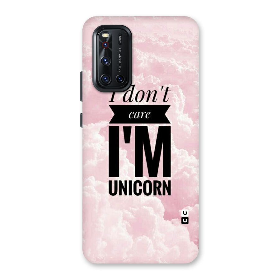 Dont Care Unicorn Back Case for Vivo V19