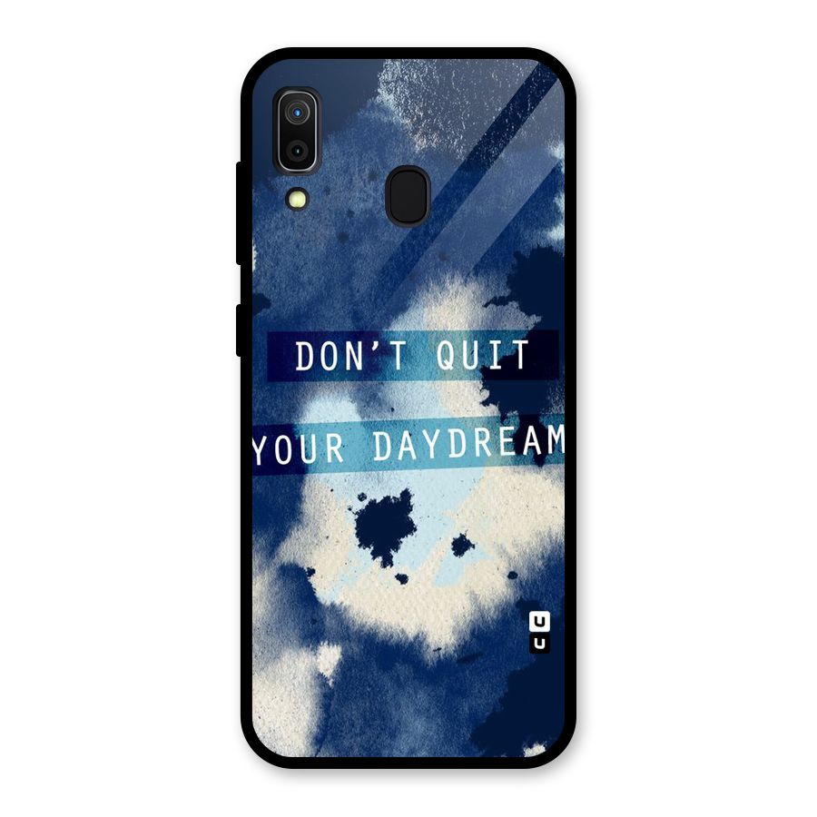 Dont Quit Glass Back Case for Galaxy A30