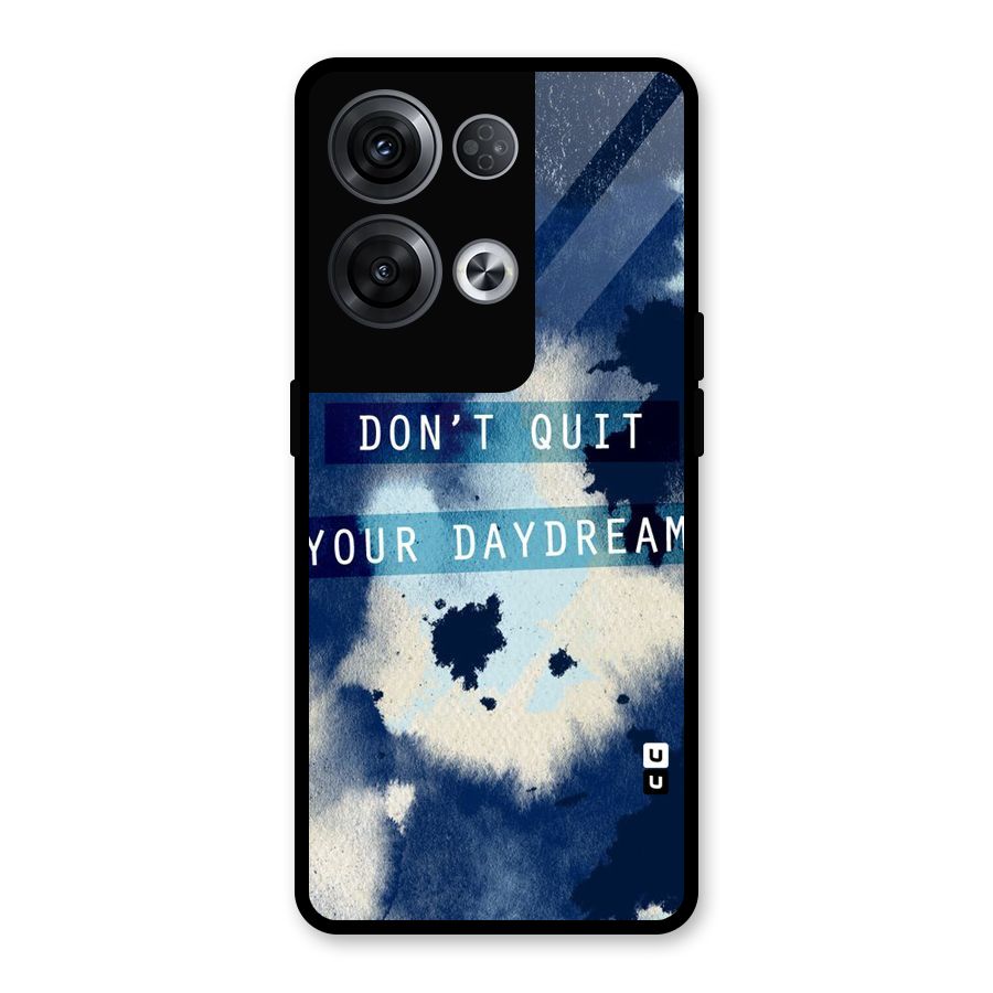 Dont Quit Glass Back Case for Oppo Reno8 Pro 5G