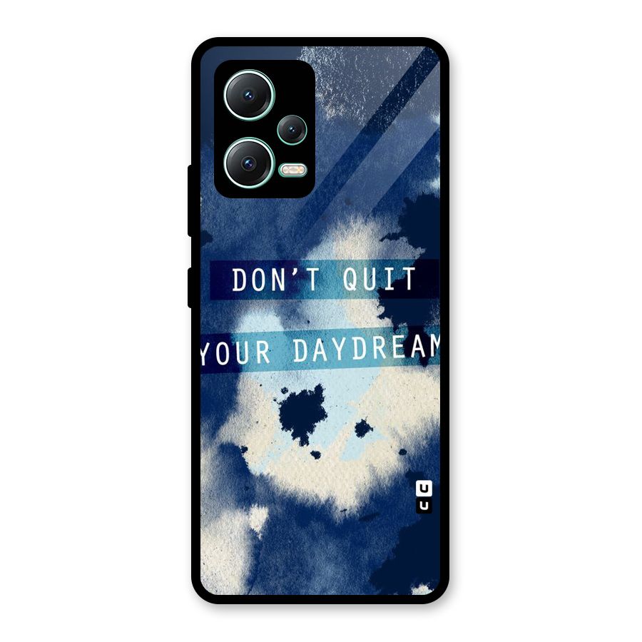 Dont Quit Glass Back Case for Redmi Note 12 5G