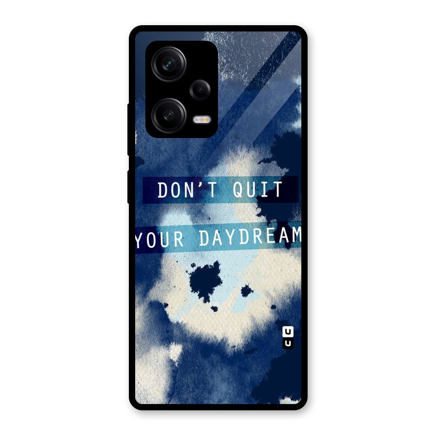 Dont Quit Glass Back Case for Redmi Note 12 Pro