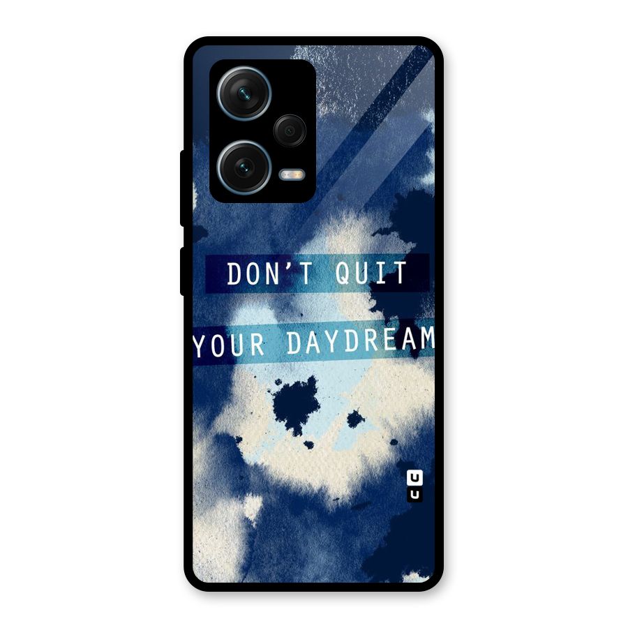 Dont Quit Glass Back Case for Redmi Note 12 Pro Plus 5G