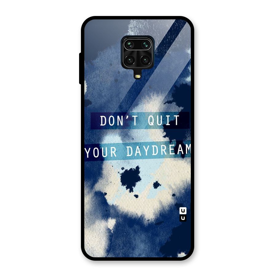 Dont Quit Glass Back Case for Redmi Note 9 Pro