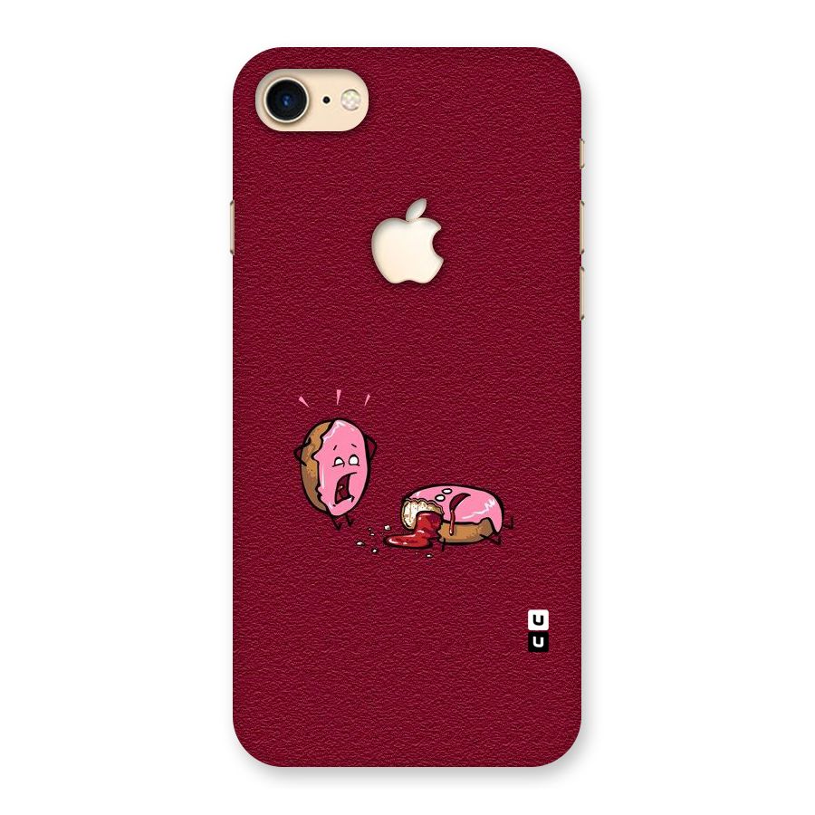 Donut Murder Back Case for iPhone 7 Apple Cut