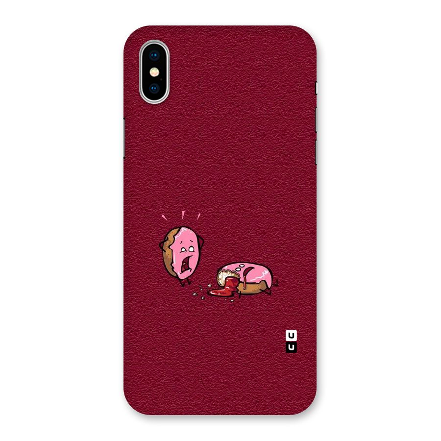 Donut Murder Back Case for iPhone XS