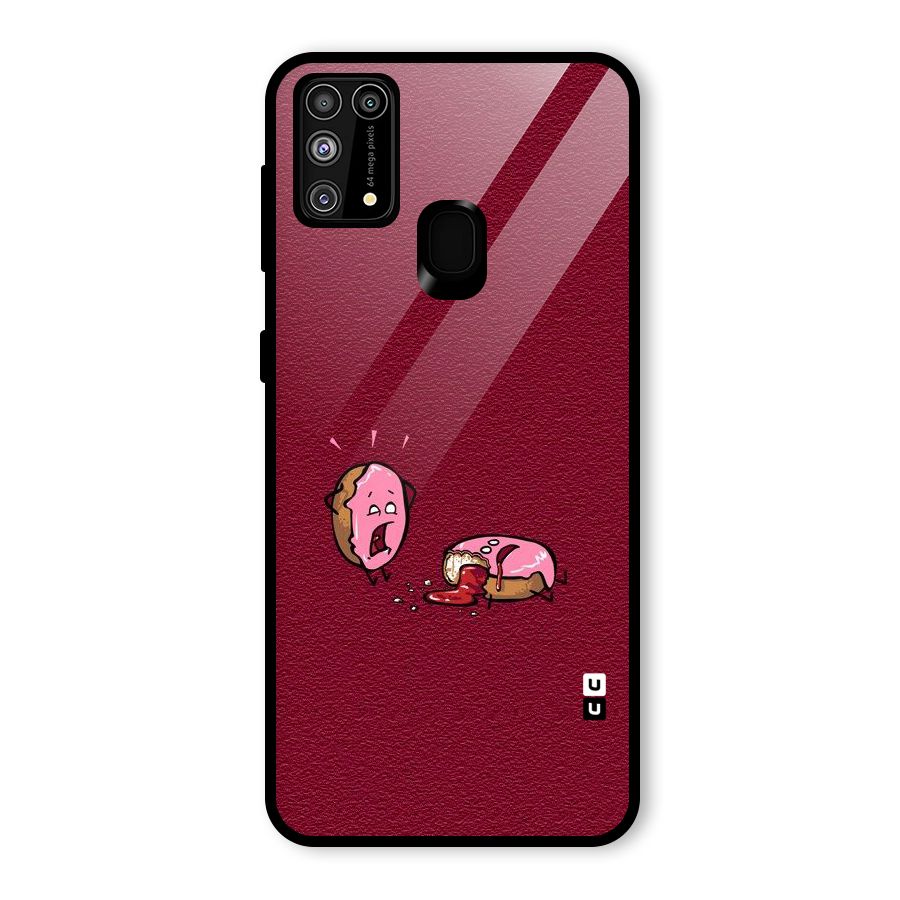 Donut Murder Glass Back Case for Galaxy M31