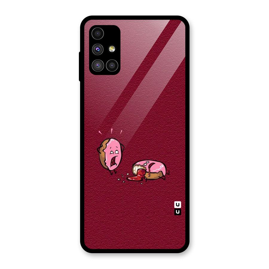 Donut Murder Glass Back Case for Galaxy M51