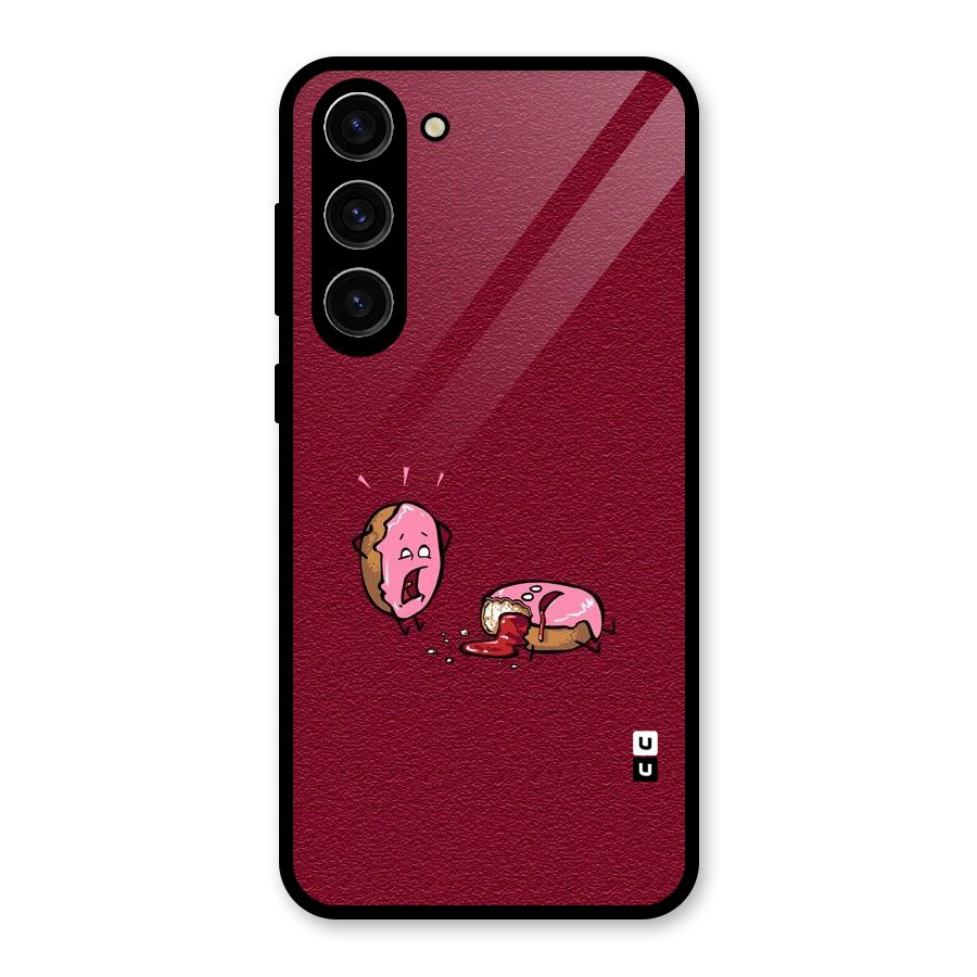 Donut Murder Glass Back Case for Galaxy S23 Plus