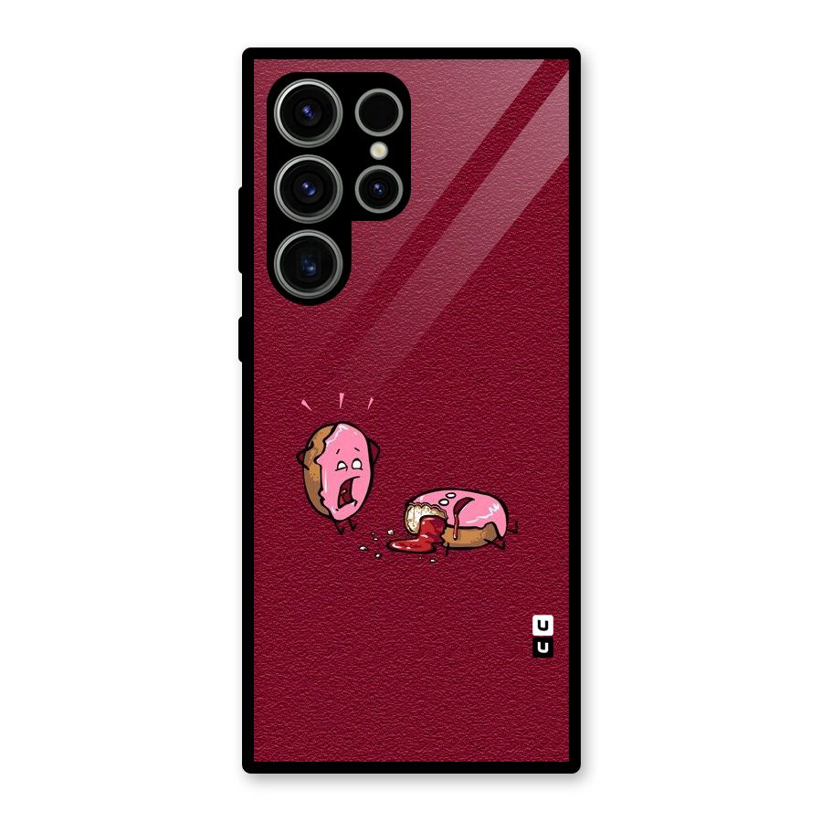 Donut Murder Glass Back Case for Galaxy S23 Ultra