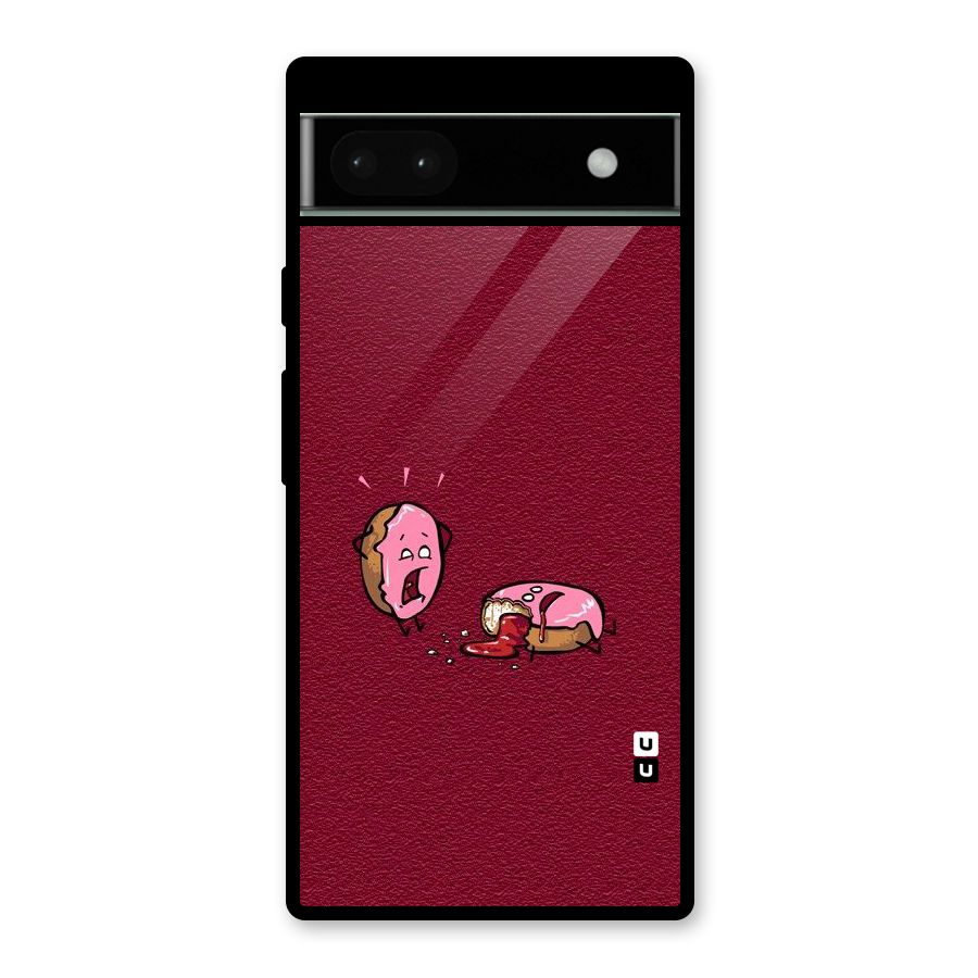 Donut Murder Glass Back Case for Google Pixel 6a