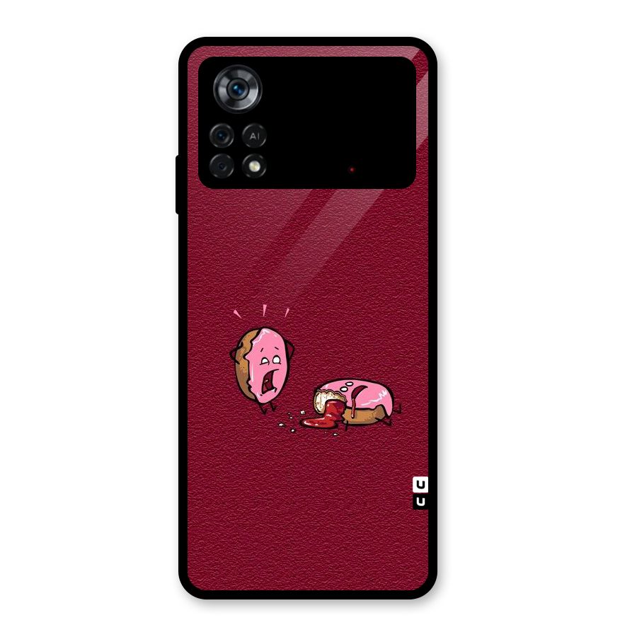 Donut Murder Glass Back Case for Poco X4 Pro 5G