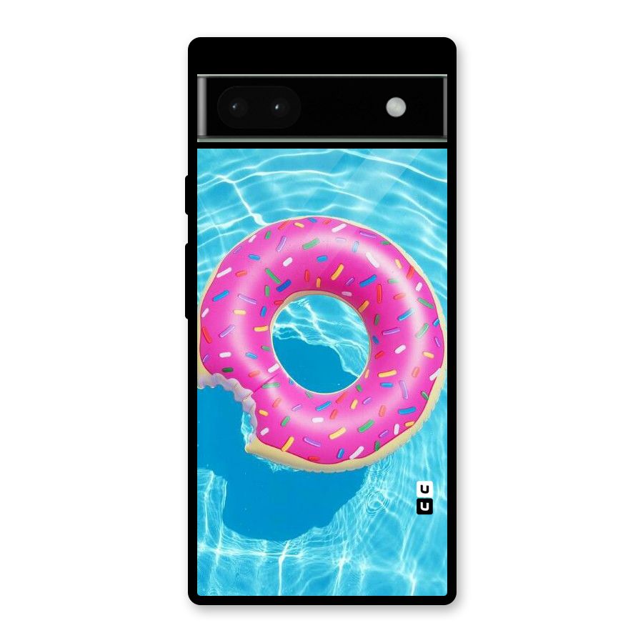 Donut Swim Glass Back Case for Google Pixel 6a