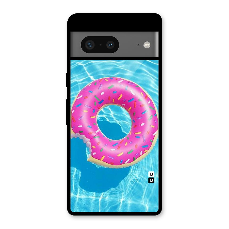 Donut Swim Glass Back Case for Google Pixel 7