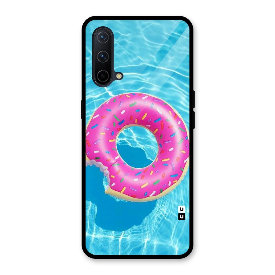 Donut Swim Glass Back Case for OnePlus Nord CE 5G