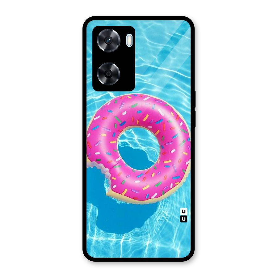 Donut Swim Glass Back Case for Oppo A77