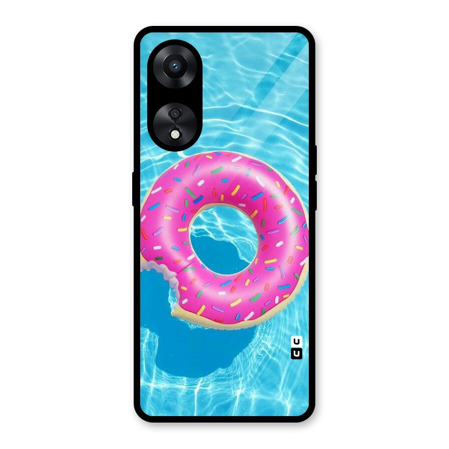 Donut Swim Glass Back Case for Oppo A78