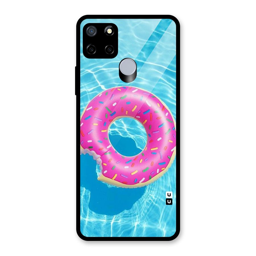 Donut Swim Glass Back Case for Realme Narzo 20