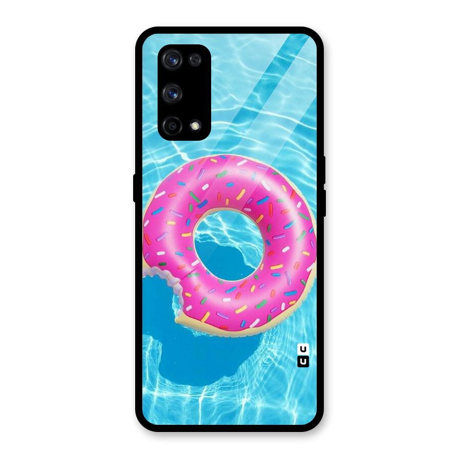 Donut Swim Glass Back Case for Realme X7 Pro