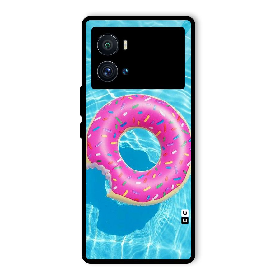 Donut Swim Glass Back Case for Vivo iQOO 9 Pro