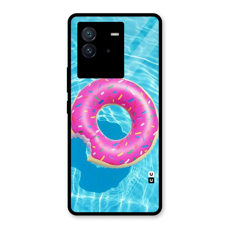 Donut Swim Glass Back Case for Vivo iQOO Neo 6 5G