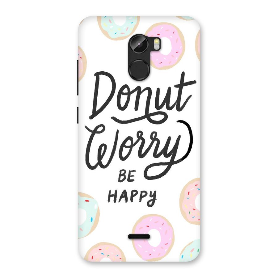 Donut Worry Be Happy Back Case for Gionee X1