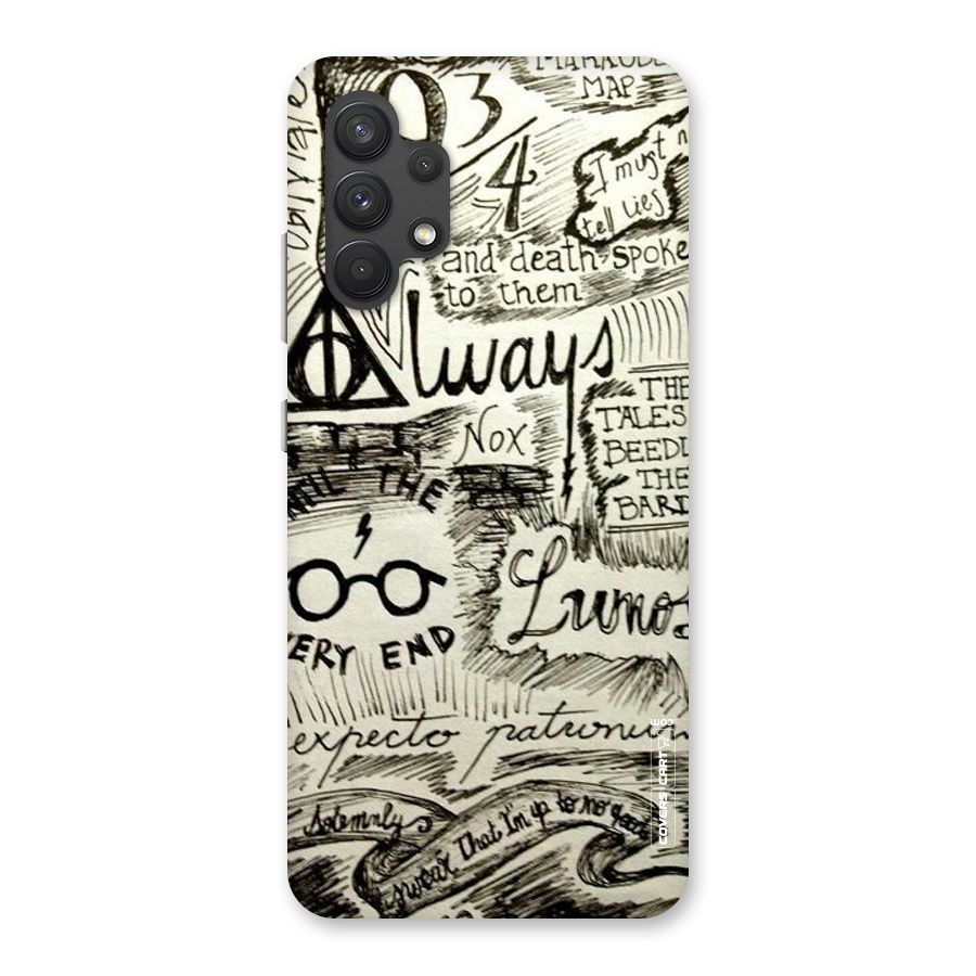 Doodle Art Back Case for Galaxy A32